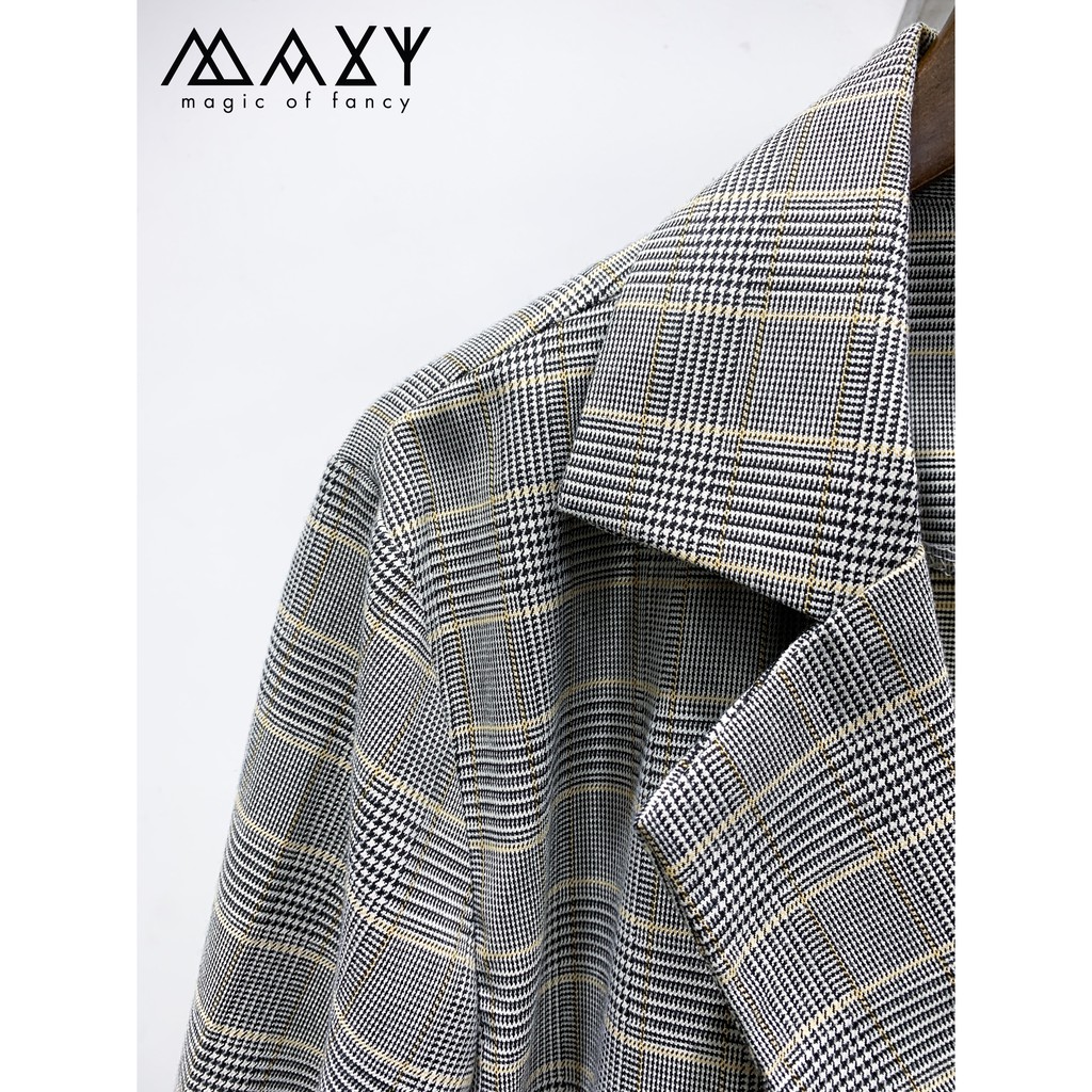 ÁO - YELLOW GINGHAM BLAZER | BigBuy360 - bigbuy360.vn