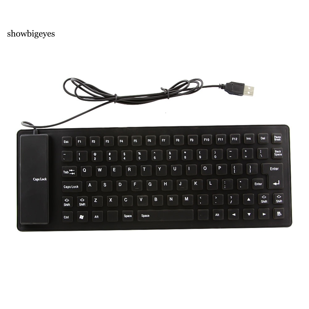Bàn Phím Silicone Có Dây Gấp Gọn 85 Phím Cho Laptop / Pc