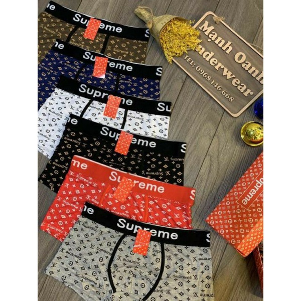 Set 3 quần lót nam, sịp đùi nam boxer - quần xì chất cotton dáng thể thao các mẫu siêu đẹp và cá tính
