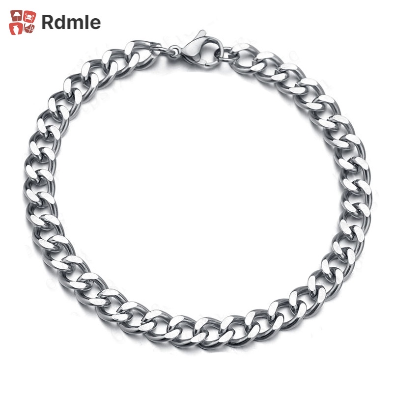 Vòng Đeo Tay Bằng Hợp Kim Dày Phong Cách Hip hop Cổ Điển Không Phai Màu Dành Cho Nam Và Nữ