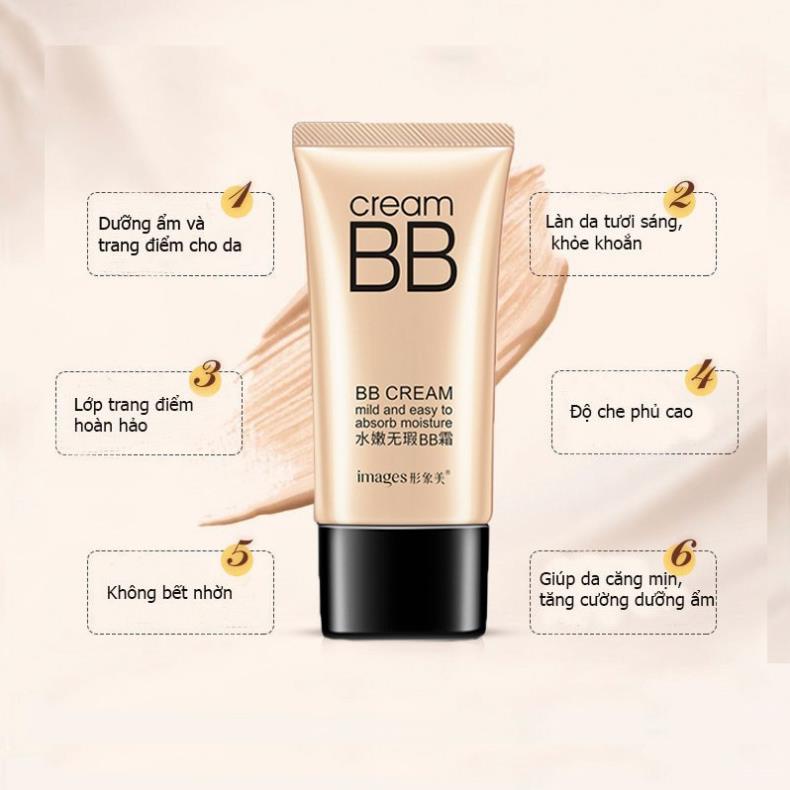 Bộ Trang Điểm Bộ Mĩ Phẩm IMAGES Kem BB, Phấn phủ, Bút tạo khối, Chì kẻ mày, Bút dạ kẻ mắt, Mascara, Son lì BTD-M701 | BigBuy360 - bigbuy360.vn
