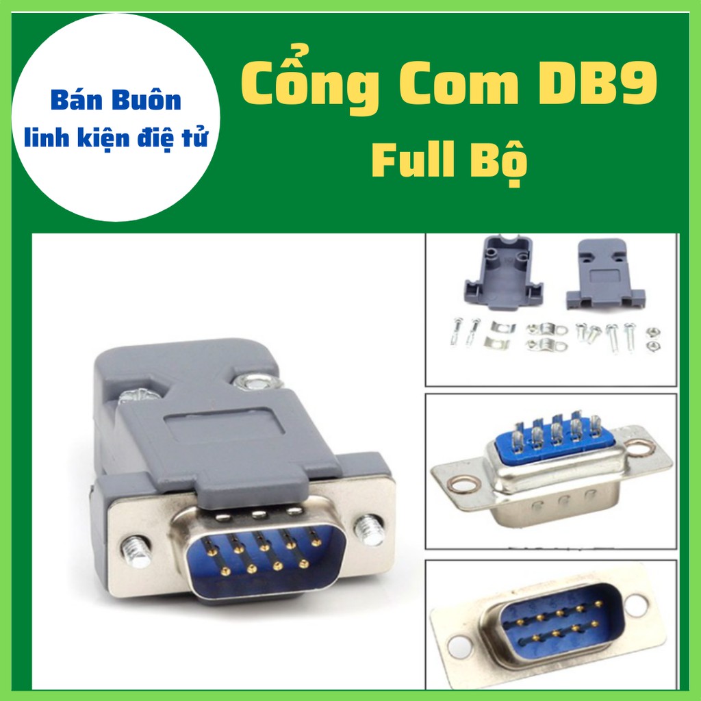 Cổng com db9, Jack nối dây DB9