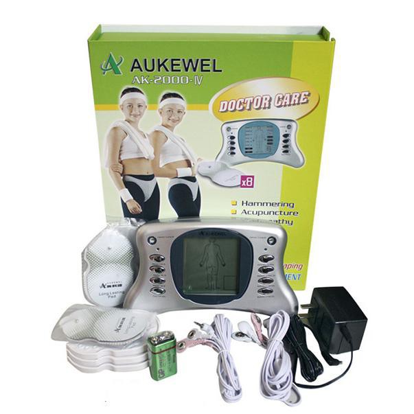 ✅ Máy Massage Dán Xung Điện 8 Miếng Dán: Aukewel AK-2000-IV (ĐỨC) (BH 24 Tháng) - Mát xa, Massa - VT0092