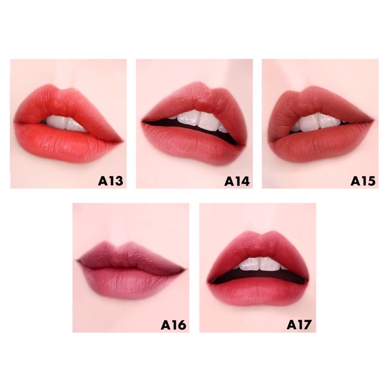 Son kem lì Black Rouge Air Fit Velvet Tint Full Version