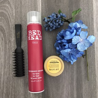 Combo (Gôm Xịt Tóc BED HEAD+Sáp vuốt tóc Loread Proeesstonnel)