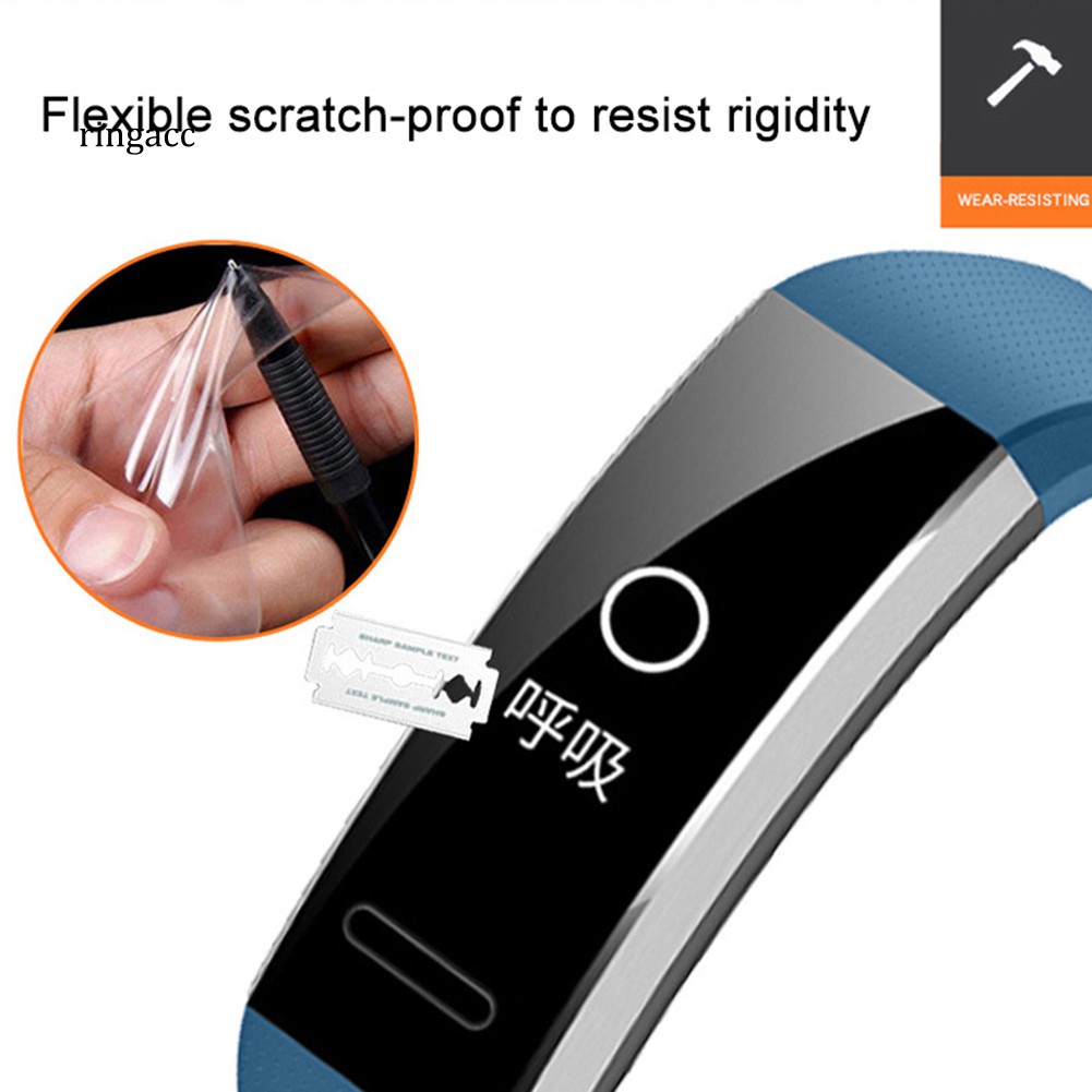 Set 3 Miếng Dán Trong Suốt Bảo Vệ Màn Hình Cho Vòng Đeo Tay Huawei 2 / 2 Pro Aers-B19 B29