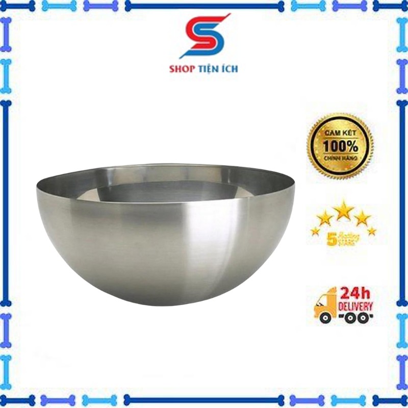 Bát inox 304 trộn bột, salad tô inox siêu tiện dụng của Ikea xuất châu Âu -Shop Tiện Ích