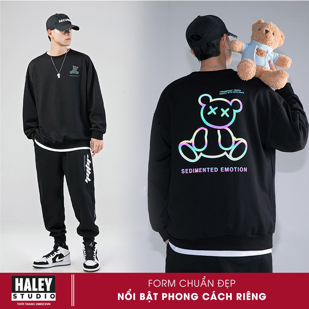 Áo Sweater SEDIMENTAD EMOTION  Nam Nữ unisex Chất nỉ bôngthu đông phong cách Hàn Quốc cá tính mã HD264 Quà tặng ngẫ