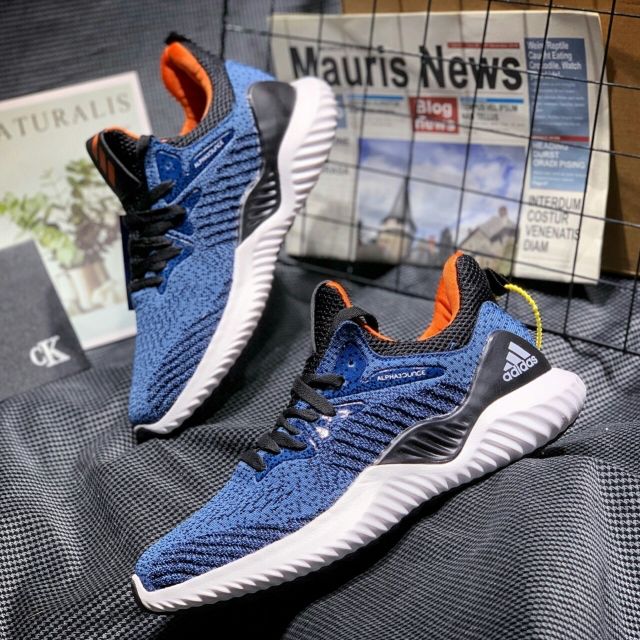 [Full box] Giầy Alphabounce xanh dương nam