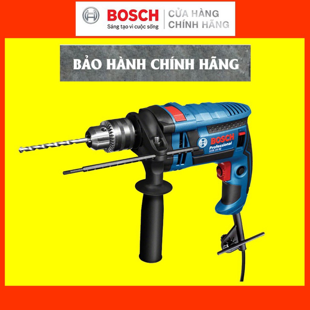 [HÀNG CHÍNH HÃNG] Máy Khoan Động Lực Bosch GSB 16 RE (Hộp Nhựa)