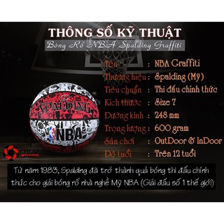BÓNG RỔ SPALDING NBA GRAFFITI