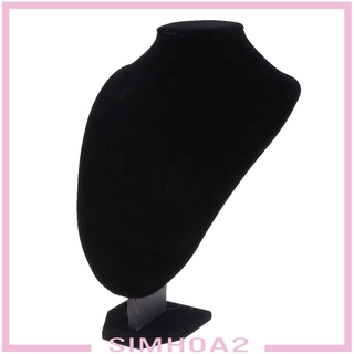 Velvet Necklace Pendant Display Bust Mannequin Jewelry Display Stand 29*21cm