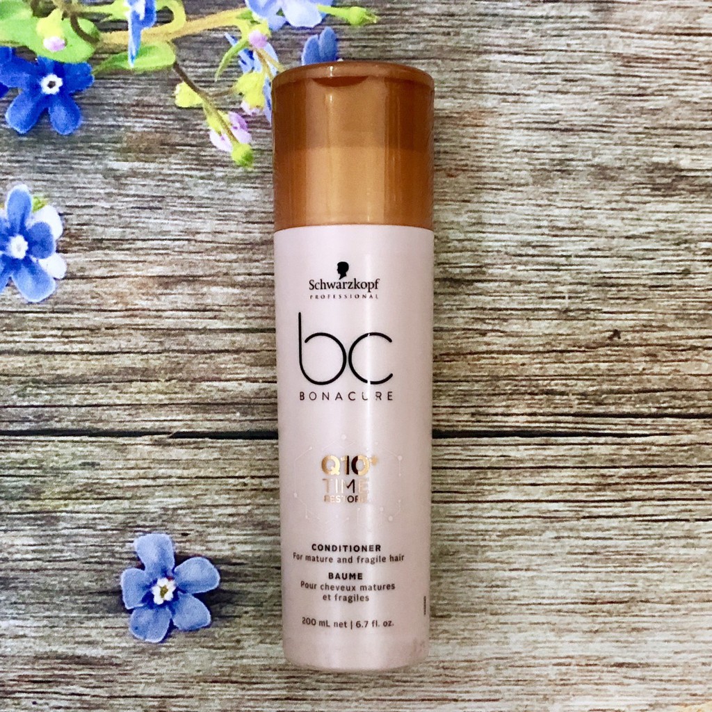 Dầu xả tái tạo tóc Schwarzkopf Q10 Time Restore Conditioner 200ml