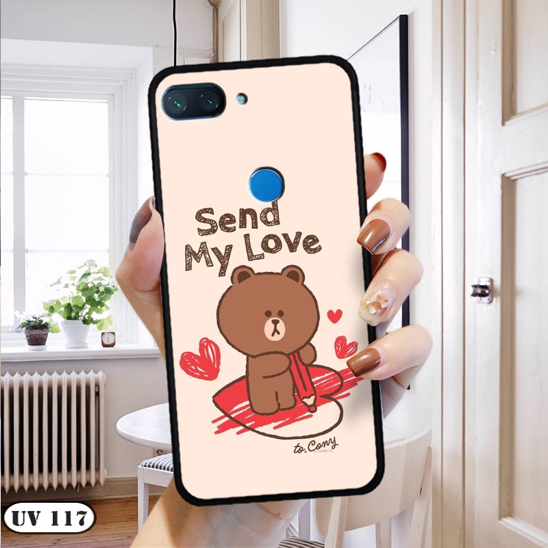 Ốp lưng điện thoại Xiaomi Mi 8 Lite - lưng nhám viền dẻo