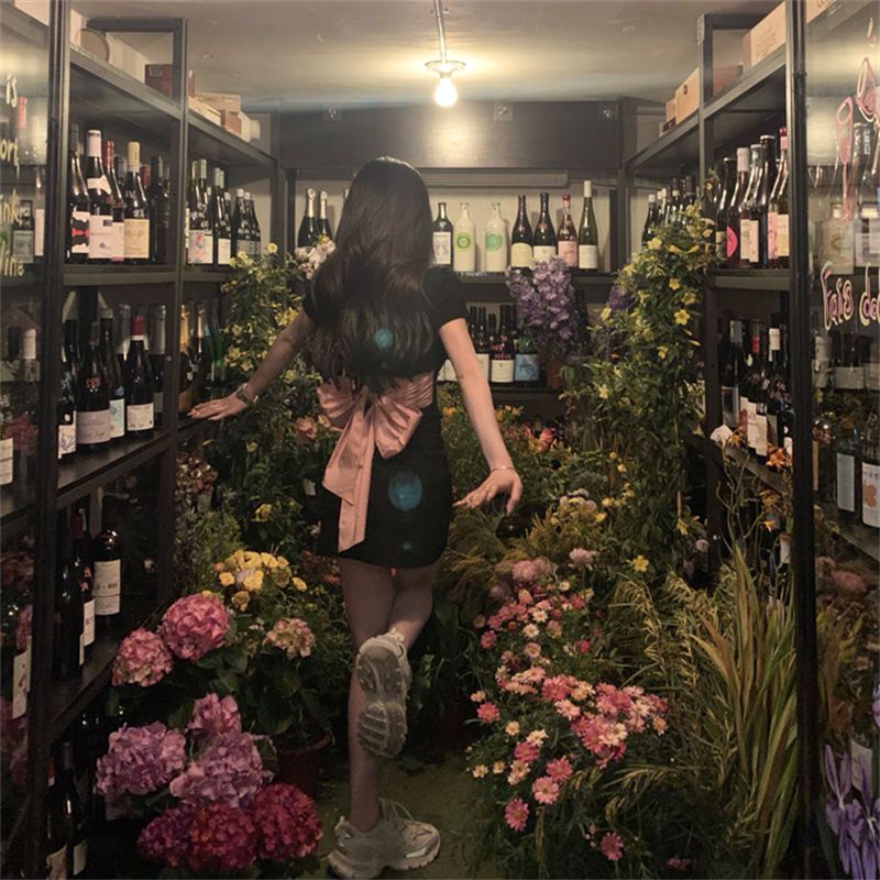 ❤Váy babydoll đầm babydoll Đầm Polo Dáng Ôm Đính Nơ Xinh Xắn Thời Trang Cho Bạn Gái