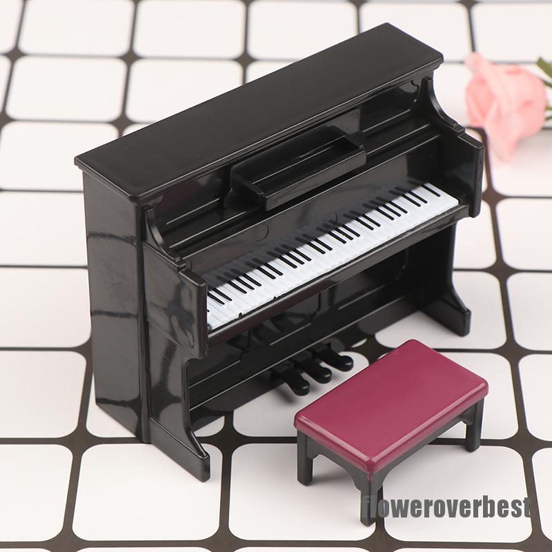 Đàn piano mini tỉ lệ 1:12 dùng để trang trí nhà búp bê