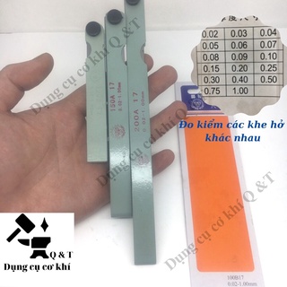 Thước đo khe hở , thước căn lá chiều dài 100b 200b 300b hãng jinghua 17 lá