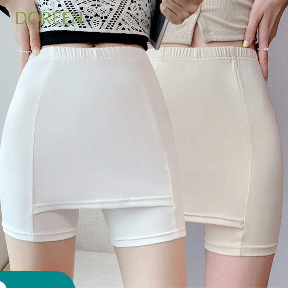 Quần Lót Ngắn Cotton Lưng Cao Nhiều Màu Sắc Co Giãn Tốt Thiết Kế Hai Lớp Thời Trang Dành Cho Nữ