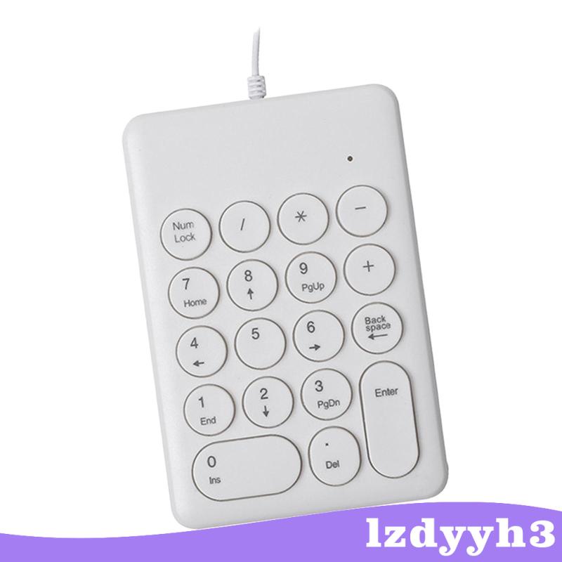 Bàn Phím Số 18 Phím Có Dây Lzdyyh3 Dùng Cho Laptop Máy Tính Để Bàn