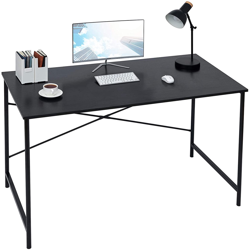 Bàn làm việc 50x100x75cm full đen kiểu UNISEX KIỂU MỸ, MẶT MDF ĐEN CAO CẤP 17mm, SƠN TĨNH ĐIỆN HIỆN ĐẠI