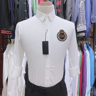 Sơ mi thêu logo KING (L-001)