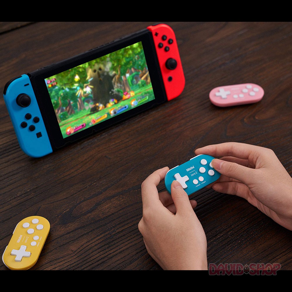 Tay cầm không dây 8bitdo Zero 2 cho Nintendo Switch, PC, Android, Rasperry Pi, iOS, MacOS