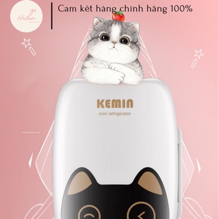 Tủ lạnh mini Kemin | Tủ lạnh mini đựng ỹ phẩm hình con mèo dễ thương