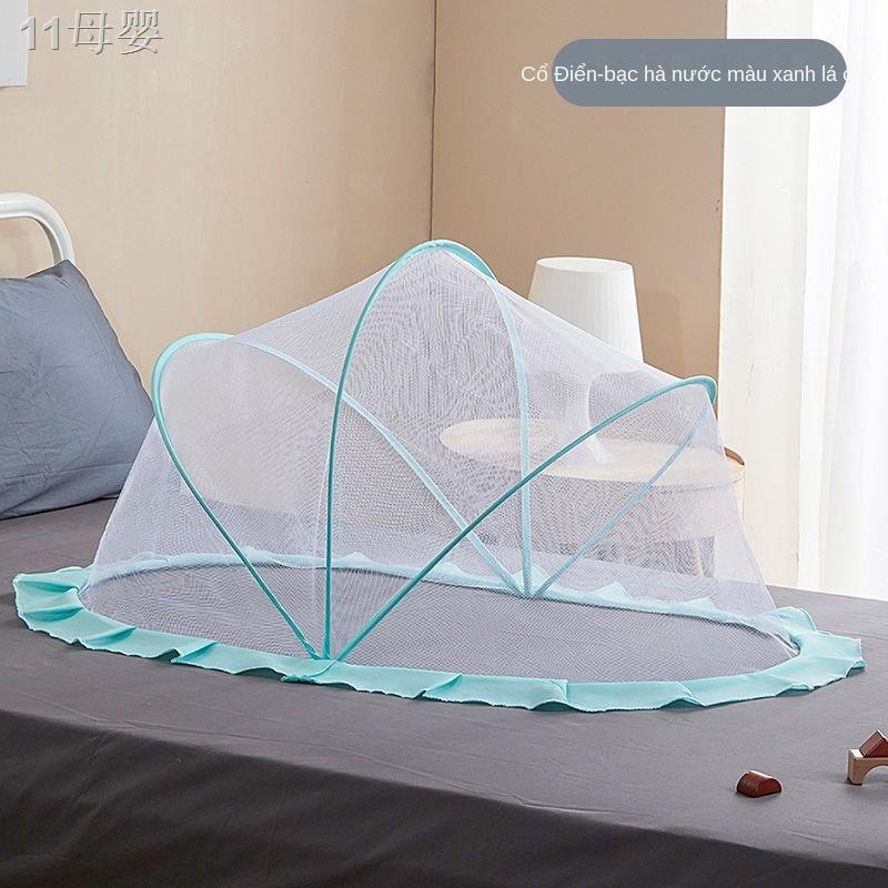 LNôi mùng trẻ em giường lưới chống muỗi bao phủ bb em bé sơ sinh không đáy có thể gấp lại yurt