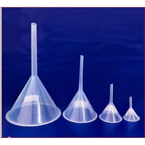 Phễu nhựa nhiều size dày dặn fi 4cm, 6cm, 6.5cm, 7.5cm, 8cm, 9cm, 10cm/ phễu nhựa thí nghiệm