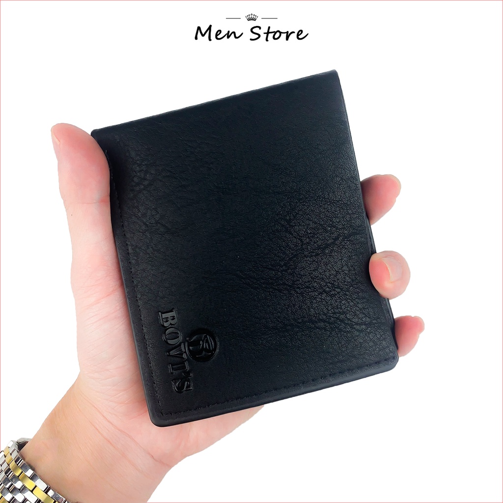 Ví nam dáng ngang JEEP nhỏ gọn thời trang, Bóp da nam cao cấp ngăn đựng thẻ rộng rãi [ Để được thẻ CMND cũ] - V001