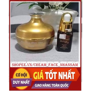 [HÀNG BÁN CHẠY] COMBO KEM FACE NHÂN SÂM + SERUM CAO CẤP N'COLLAGEN - Giảm Mụn, Mờ Nám, Tàn nhang
