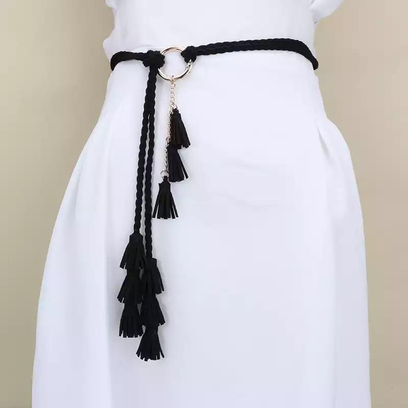 Dây thắt lưng chuông nhỏ, đai váy nữ chun co giãn