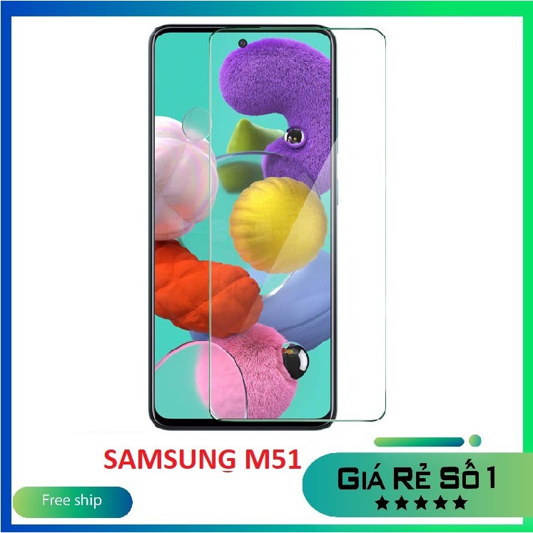 Samsung M51/ M52 5G/ M23 5G - Kính cường lực thường trong suốt không full màn Samsung M51/ M52 5G
