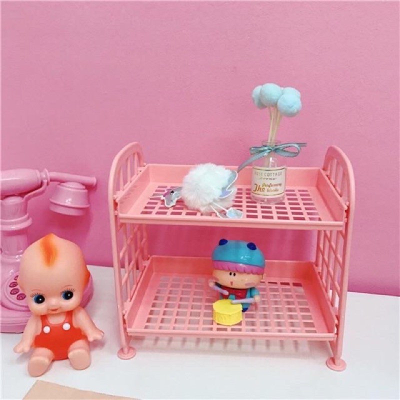 Kệ nhựa đa năng 2 tầng siêu xinh