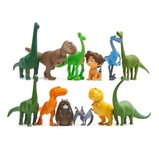 Bộ khủng long trang trí bánh sinh nhật, đồ chơi cho bé- Hàng nhựa đặc