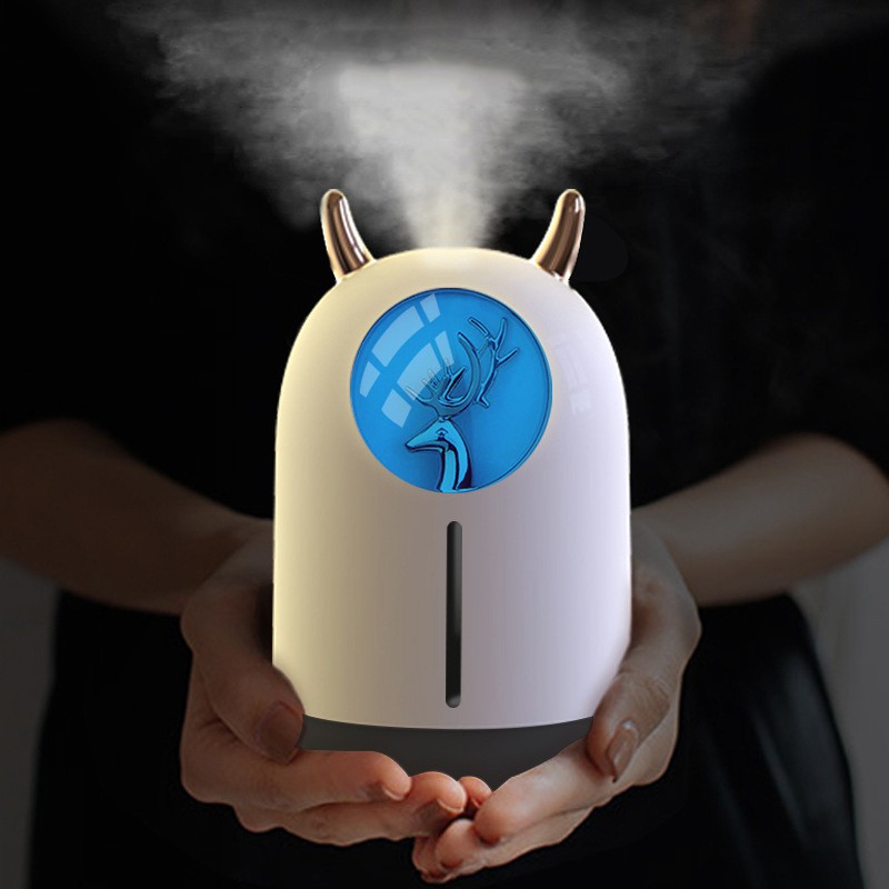 Máy Khuếch Tán Tinh Dầu Làm Ẩm Không Khí Fnelse 600ml Có Đèn Ngủ