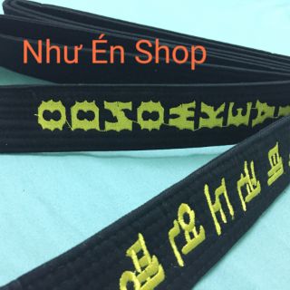 Đai đen Taekwondo cao cấp 2 vòng