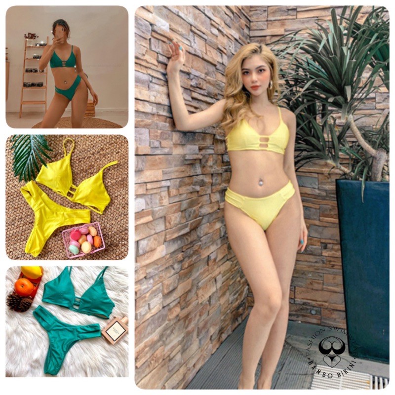 BIKINI 2 MẢNH ĐAN DÂY SAU QUẦN TAM GIÁC (BAMBO BIKINI)