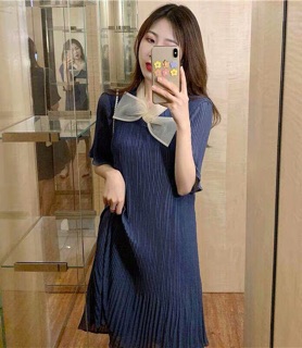 [ORDER] Váy ly cổ nơ [ảnh thật ở cuối]