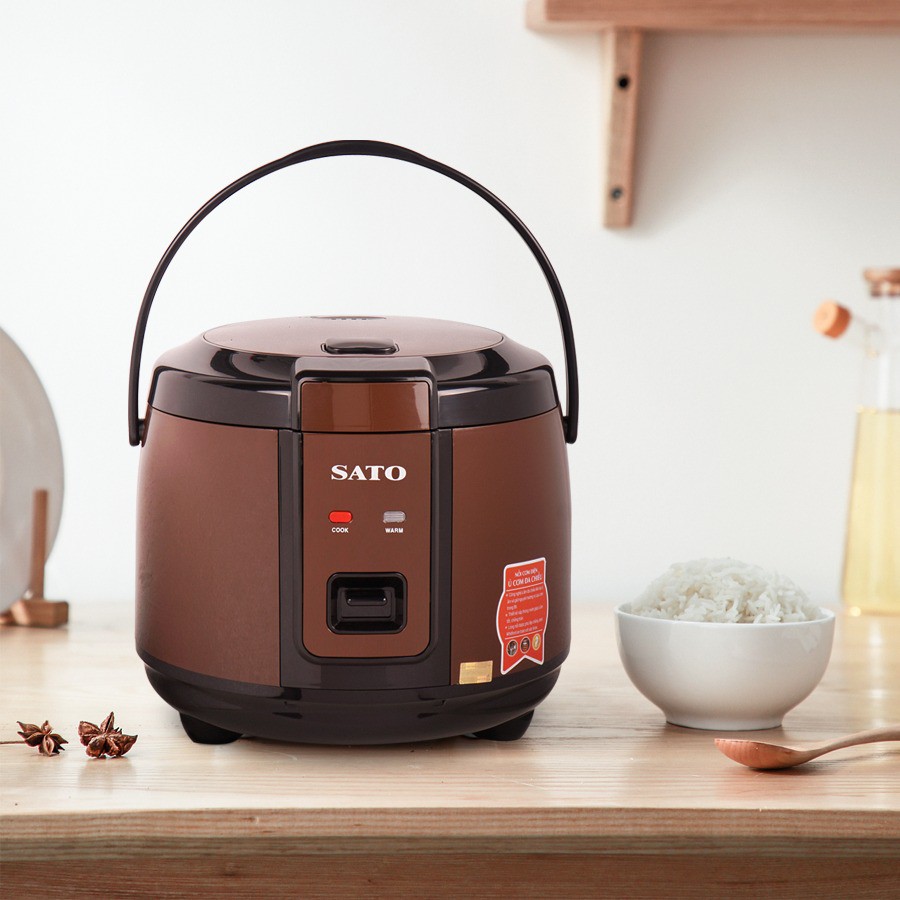 Nồi cơm điện quai xách SATO 18F052 | BigBuy360 - bigbuy360.vn