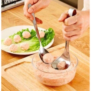 THÌA INOX NẶN VIÊN THỊT, NẶN MỌC