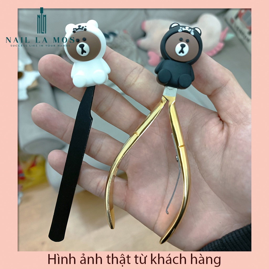 Bọc đầu kìm hình thú cute - Bọc bảo vệ đầu kềm silicon chuyên dụng cho dân làm móng