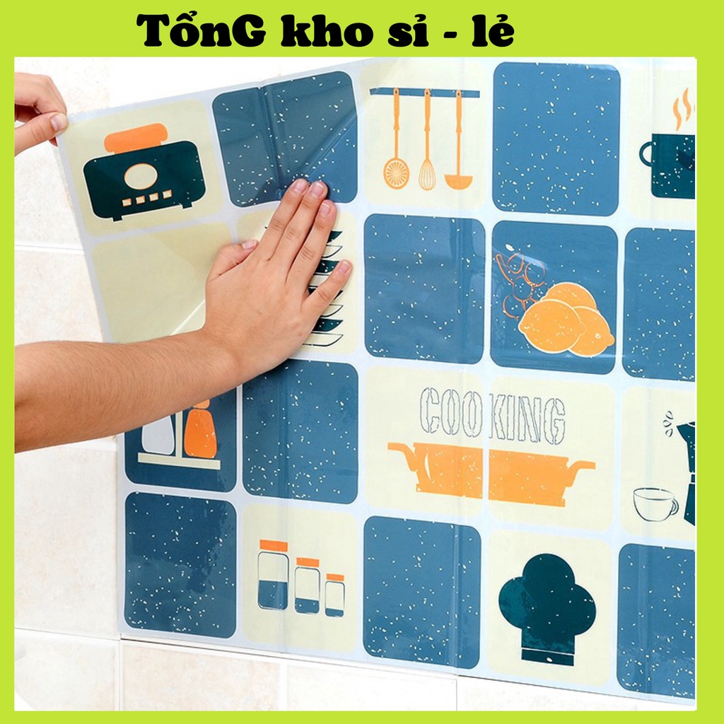 Giấy Dán Tường Nhà Bếp, Miếng Dán Bếp Chống Bắn Dầu Mỡ, Chịu Nhiệt Cao 2459 Tổng Kho Sỉ vp88