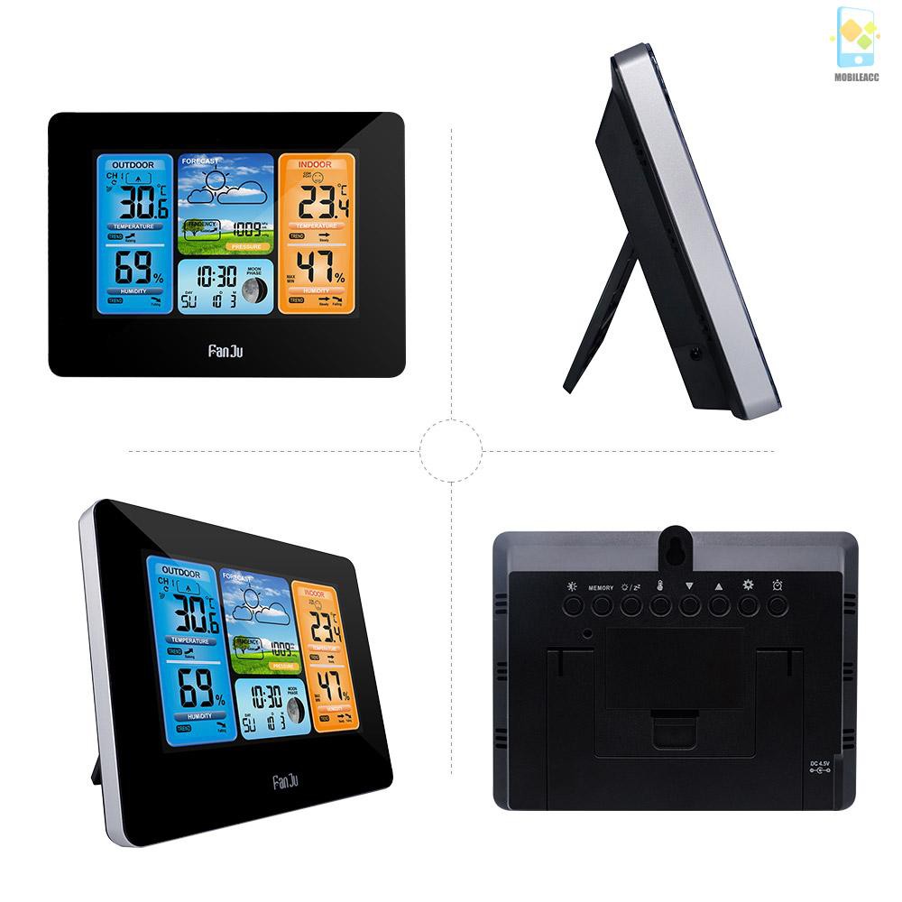 M FanJu FJ3373 Multifunction Digital Weather Station LCD Alarm Clock