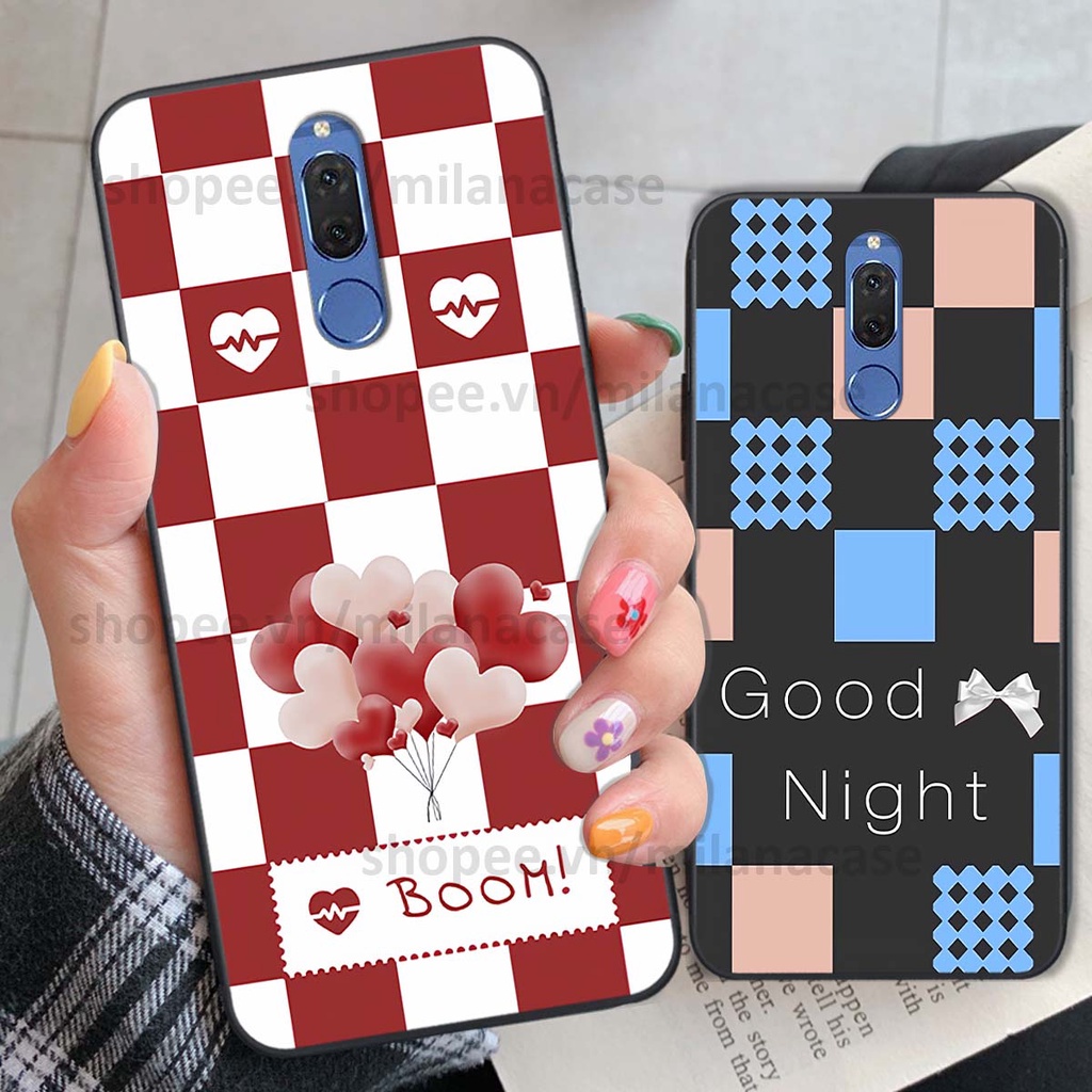 Ốp Huawei Nova 2i caro họa tiết nhiều màu sắc siêu đẹp thời trang cá tính