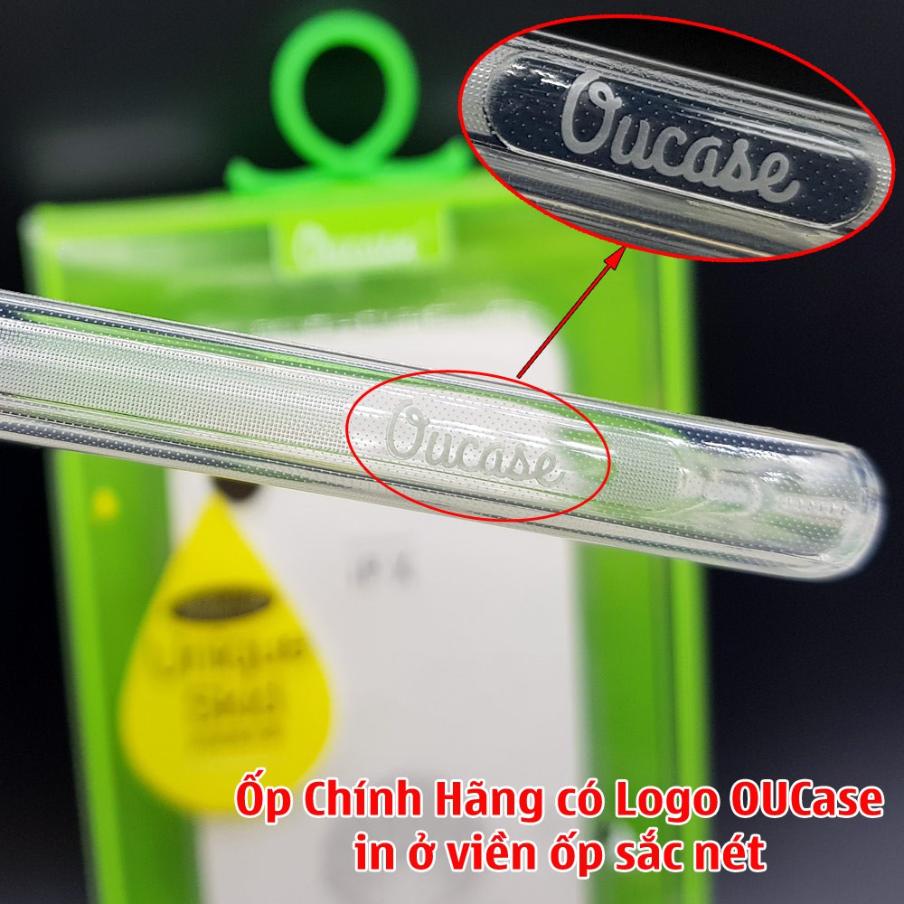 [Chính Hiệu OuCase] Ốp lưng iPhone 6 Plus, 6s Plus Dẻo trong suốt