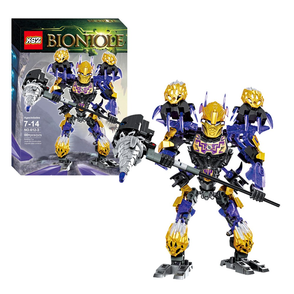 Mô hình lắp ráp Bionicle KSZ Onua and Terak Unity Set 612-3 (phiên bản kết hợp)