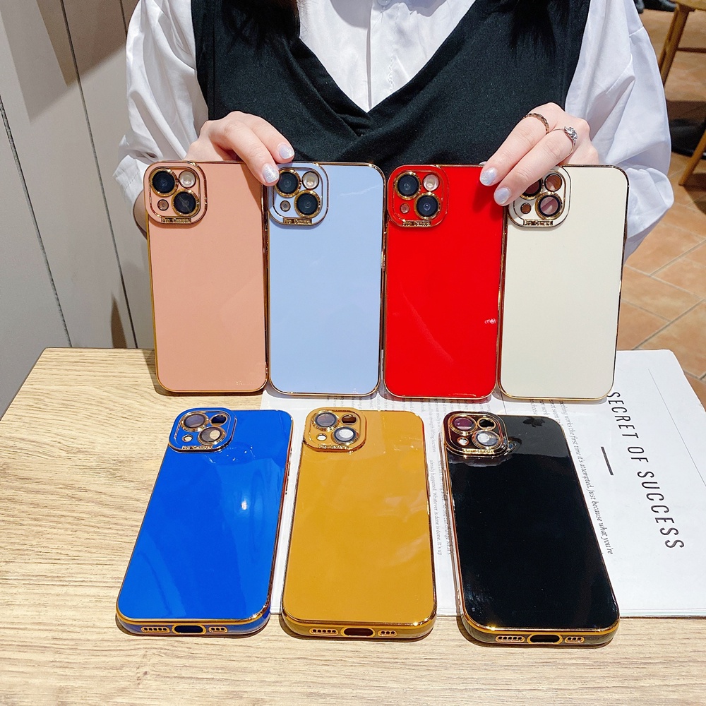 Sang Trọng Ốp Điện Thoại Mạ Điện Chống Sốc Cho IPhone 13 pro max 12 11 pro max x xs xr xsmax 7 plus 8 plus se2020 se2022