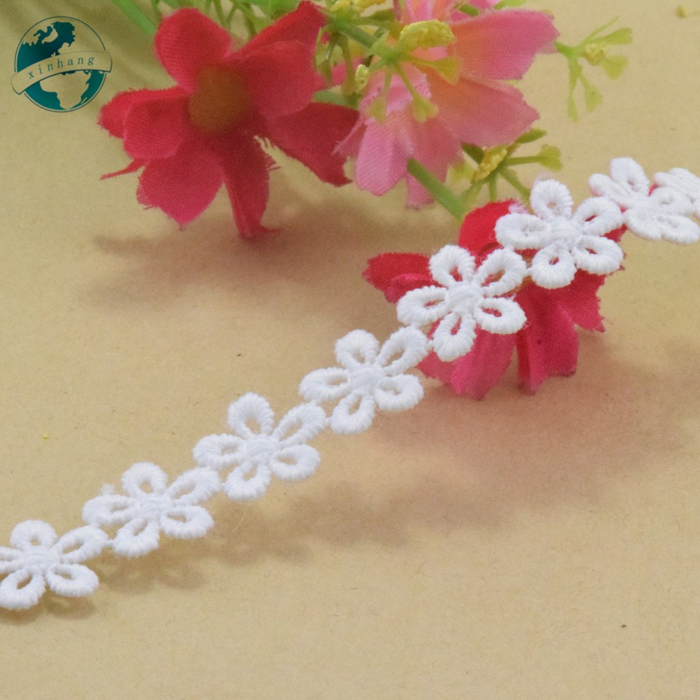 Cuộn Ren Ruy Băng Bằng polyester Rộng 1.5cm Dùng Trang Trí Đầm mini 3752