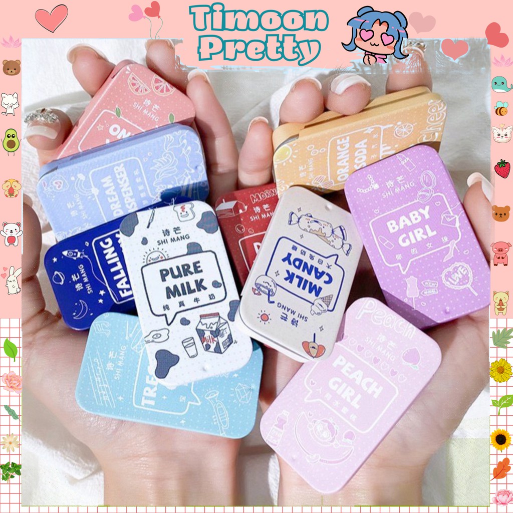 Nước hoa khô mini dạng sáp ShiMang mùi hương trái cây nhiệt đới thơm lâu quyến rũ dùng cho nam nữ Siêu re